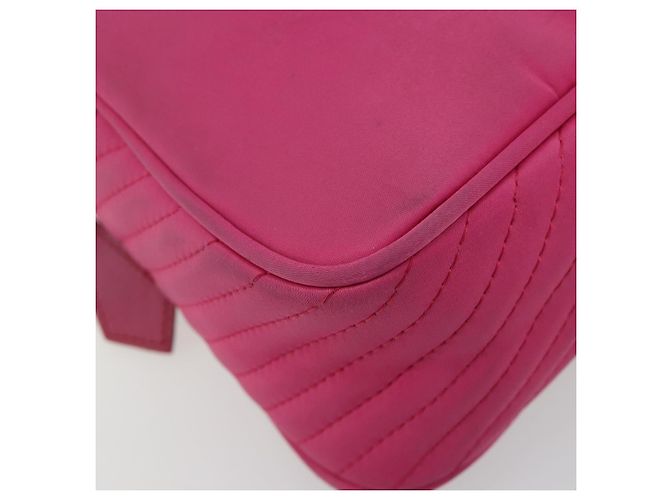 SAINT LAURENT Borsa a Mano Canvas Rosa Oro Auth bs35590 D'oro - vista 11