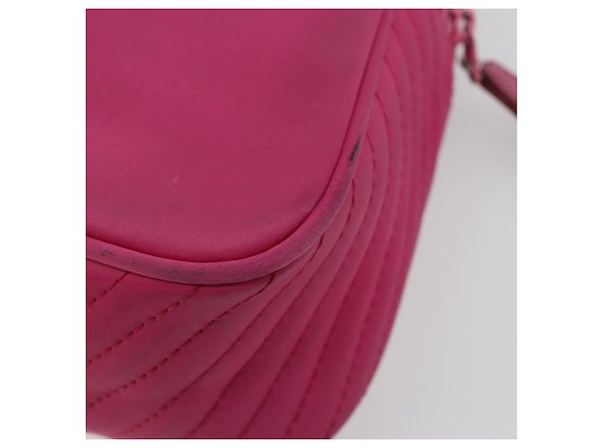 SAINT LAURENT Borsa a Mano Canvas Rosa Oro Auth bs35590 D'oro - vista 12