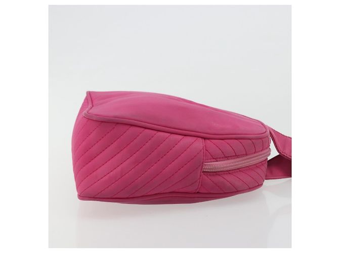 SAINT LAURENT Borsa a Mano Canvas Rosa Oro Auth bs35590 D'oro - vista 4