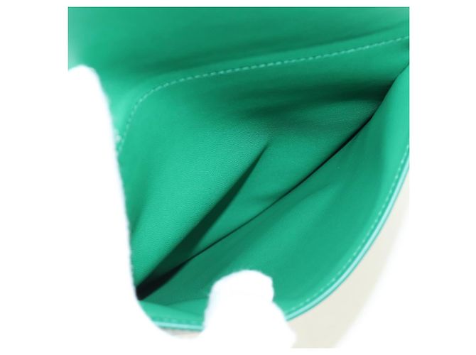Borsa a Spalla BOTTEGA VENETA Pelle Verde Argento Auth bs35500V - vista 18