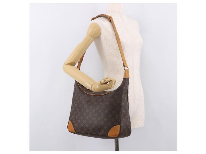 LOUIS VUITTON Borsa a Spalla Monogram Boulogne 35 M51260 LV Auth 184216 Monogramma - vista 23