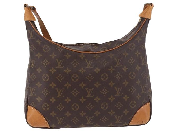 LOUIS VUITTON Borsa a Spalla Monogram Boulogne 35 M51260 LV Auth 184216 Monogramma - vista 3