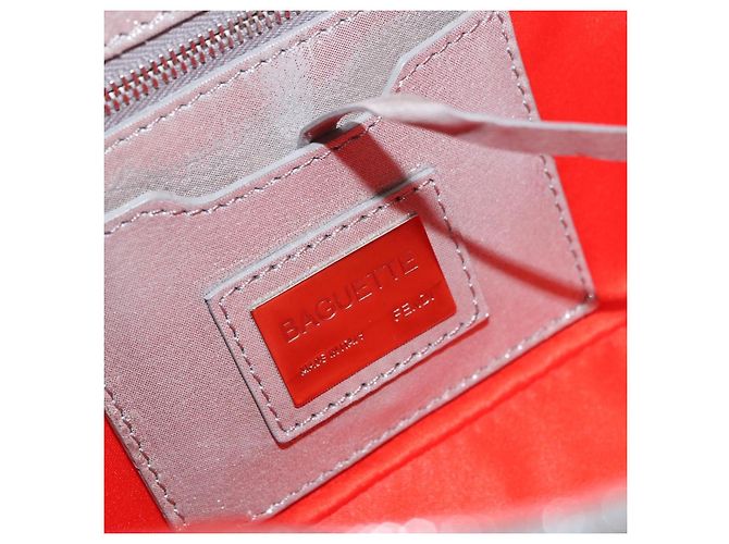 FENDI Zucca Canvas Mamma Baguette Borsa a Spalla con Strass Argento Autentica am11868SM - vista 21