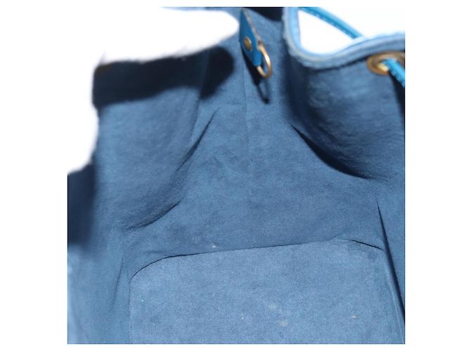 Borsa a tracolla LOUIS VUITTON Epi Petit Noe Blue M44105 LV Auth ep14776 - vista 17