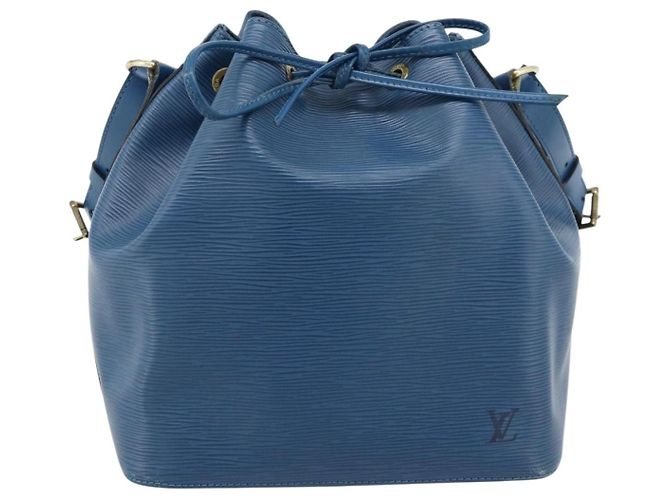 Borsa a tracolla LOUIS VUITTON Epi Petit Noe Blue M44105 LV Auth ep14776 - vista 2