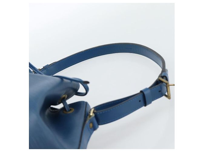 Borsa a tracolla LOUIS VUITTON Epi Petit Noe Blue M44105 LV Auth ep14776 - vista 8