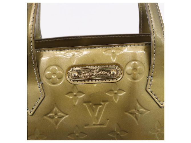 LOUIS VUITTON Monogram Vernis Wilshire GM Tote Bag Gris Art Deco LV Auth ep14862 Grigio - vista 15