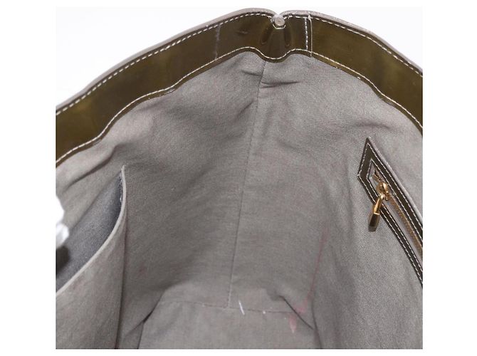 LOUIS VUITTON Monogram Vernis Wilshire GM Tote Bag Gris Art Deco LV Auth ep14862 Grigio - vista 19