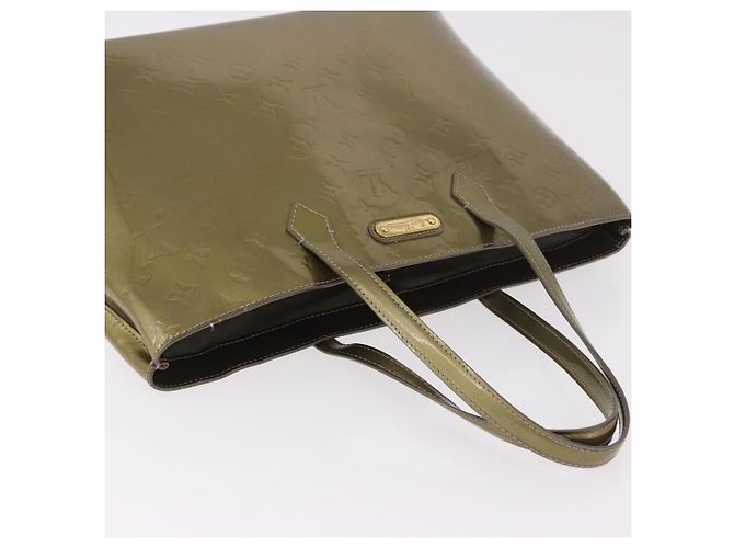 LOUIS VUITTON Monogram Vernis Wilshire GM Tote Bag Gris Art Deco LV Auth ep14862 Grigio - vista 6