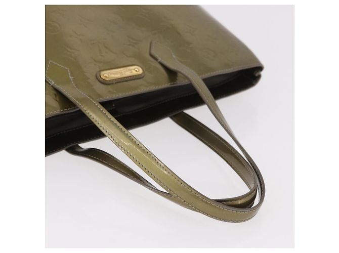 LOUIS VUITTON Monogram Vernis Wilshire GM Tote Bag Gris Art Deco LV Auth ep14862 Grigio - vista 7