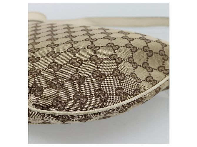 Borsa a tracolla GUCCI GG Canvas Newbrit Beige Oro 169998 Auth ep14864 D'oro - vista 13