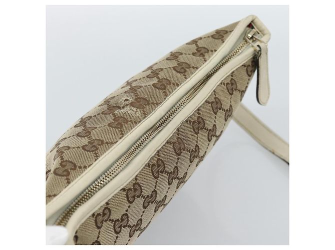 Borsa a tracolla GUCCI GG Canvas Newbrit Beige Oro 169998 Auth ep14864 D'oro - vista 6