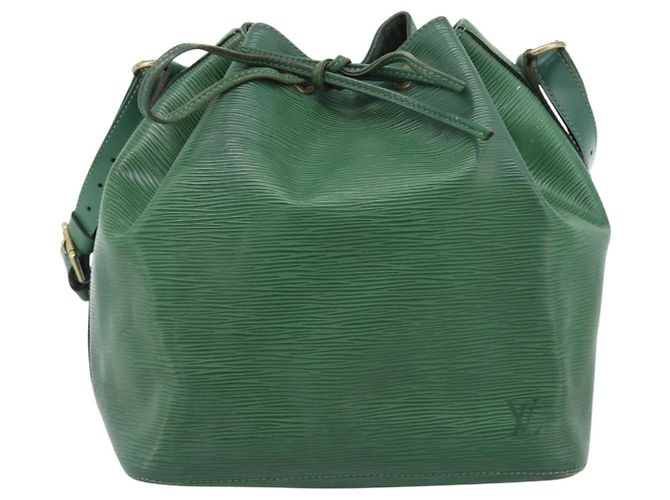 Borsa a tracolla LOUIS VUITTON Epi Petit Noe Verde M44104 LV Auth ka4681 - vista 2