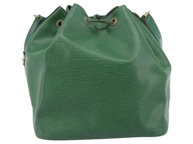 Borsa a tracolla LOUIS VUITTON Epi Petit Noe Verde M44104 LV Auth ka4681 - vista 3