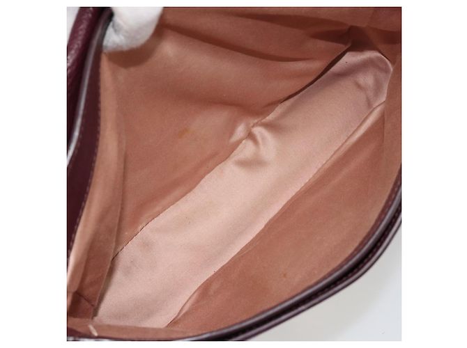 Borsa Miu Miu in pelle 2way Rosso Oro Auth ka4739A D'oro - vista 20