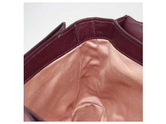 Borsa Miu Miu in pelle 2way Rosso Oro Auth ka4739A D'oro - vista 22