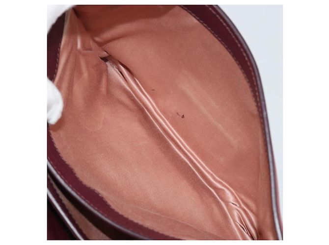 Borsa Miu Miu in pelle 2way Rosso Oro Auth ka4739A D'oro - vista 27