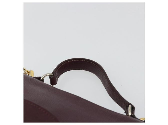 Borsa Miu Miu in pelle 2way Rosso Oro Auth ka4739A D'oro - vista 8