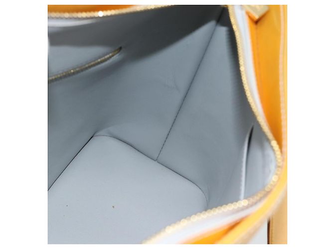 LOUIS VUITTON Borsa Monogram Vernis Houston Gris M91053 LV Auth ti3940 Grigio - vista 17