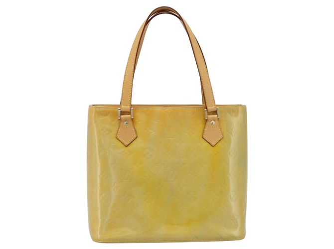 LOUIS VUITTON Borsa Monogram Vernis Houston Gris M91053 LV Auth ti3940 Grigio - vista 2
