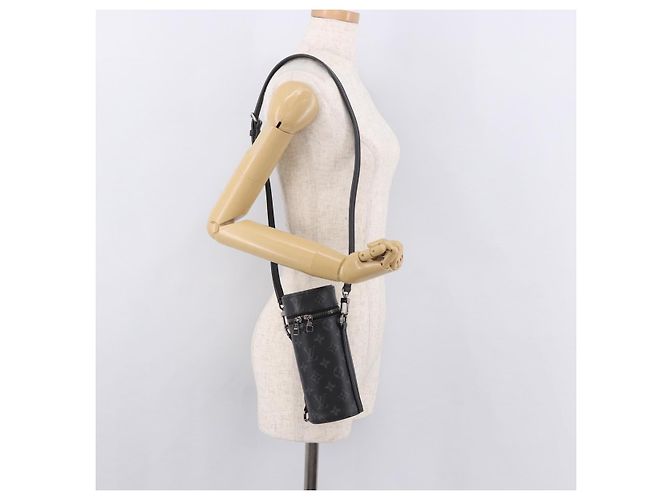LOUIS VUITTON Monogram Eclipse Portabottiglie GI0398 Auth 185037V Monogramma - vista 22