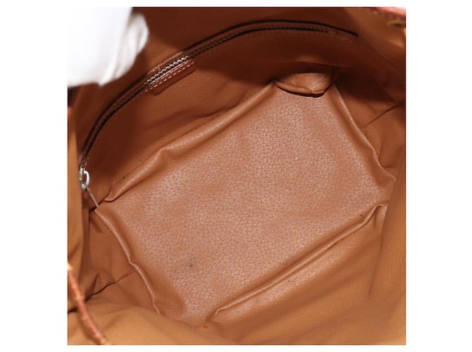 Céline Borsa a Spalla CELINE Macadam Canvas PVC Beige Oro Auth ti3982 D'oro - vista 19