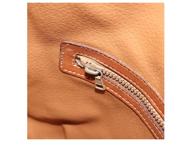 Céline Borsa a Spalla CELINE Macadam Canvas PVC Beige Oro Auth ti3982 D'oro - vista 22