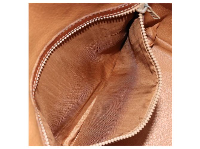Céline Borsa a Spalla CELINE Macadam Canvas PVC Beige Oro Auth ti3982 D'oro - vista 23