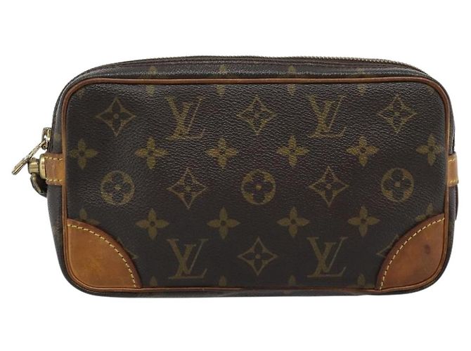 LOUIS VUITTON Monogram Marly Dragonne PM Clutch M51827 LV Auth ka4699 Monogramma - vista 2