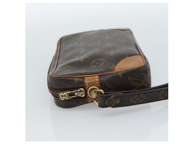 LOUIS VUITTON Monogram Marly Dragonne PM Clutch M51827 LV Auth ka4699 Monogramma - vista 4