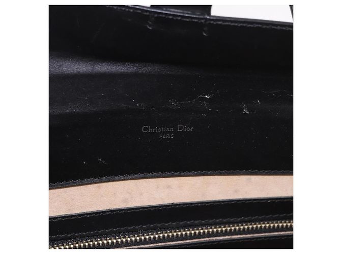 Borsa Christian Dior in pelle nera autentica ep14660 Nero - vista 15