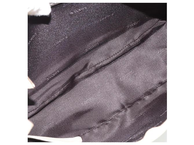 Borsa a tracolla LOEWE in pelle Avorio Argento Auth bs35516 Crudo - vista 17