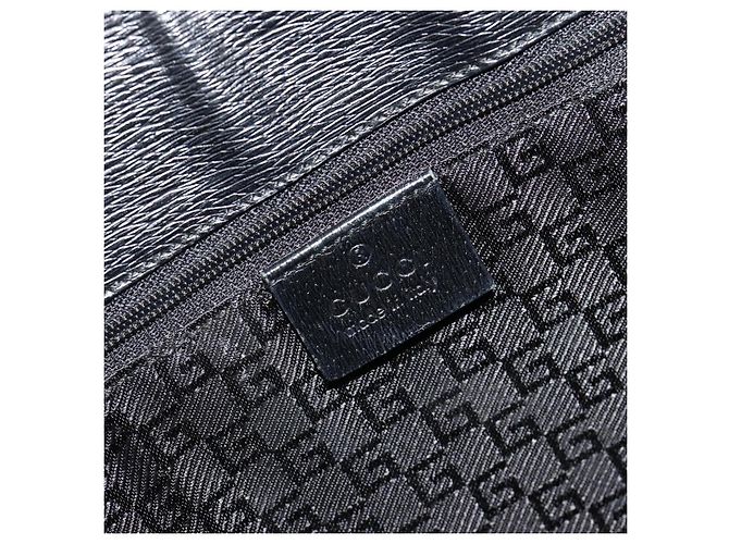 Borsa Tote GUCCI in tela nera e oro 002 1109 Auth 184982 Nero D'oro - vista 15