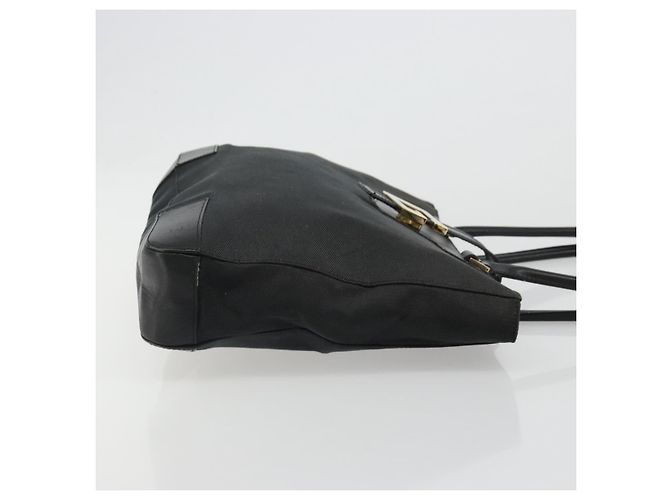 Borsa Tote GUCCI in tela nera e oro 002 1109 Auth 184982 Nero D'oro - vista 4