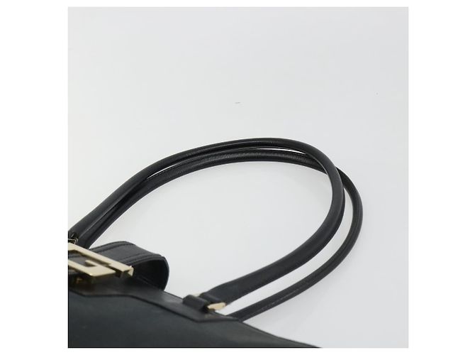 Borsa Tote GUCCI in tela nera e oro 002 1109 Auth 184982 Nero D'oro - vista 8