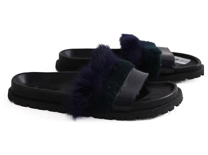 Sacai Sandali neri Nero - vista 3