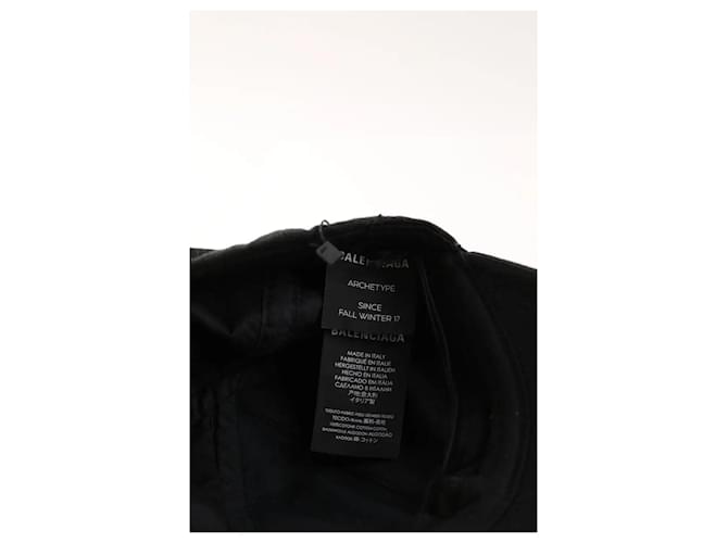 Balenciaga Schwarze Kappe - Ansicht 5