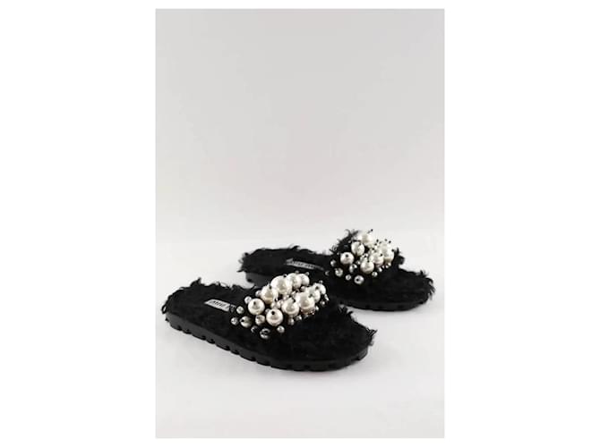 Miu Miu Sandali neri Nero - vista 3
