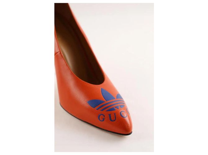 Gucci Orangefarbene Absätze - Ansicht 4