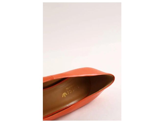 Gucci Orangefarbene Absätze - Ansicht 5