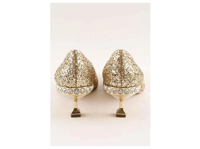 Miu Miu Tacchi dorati D'oro - vista 2