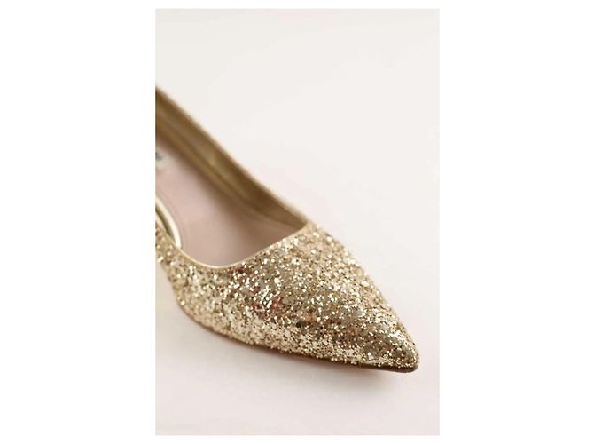 Miu Miu Tacchi dorati D'oro - vista 5