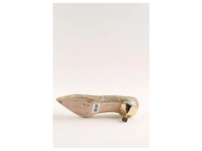 Miu Miu Tacchi dorati D'oro - vista 6