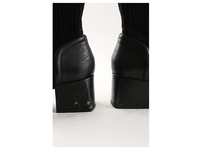 Courreges Botas negras Negro - vista 4