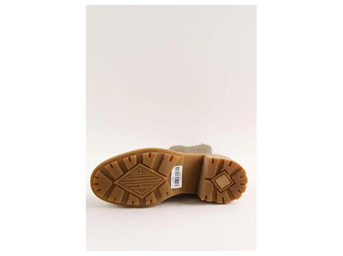 Chloé Botas marrones con forro de pelo Castaño - vista 6