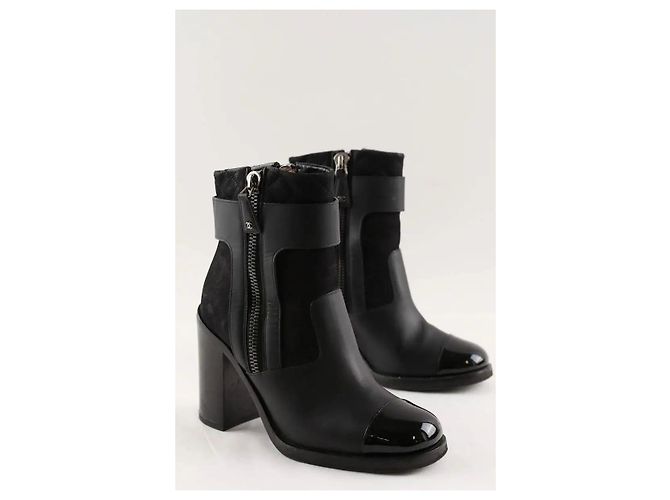 Chanel Schwarze Stiefel - Ansicht 3