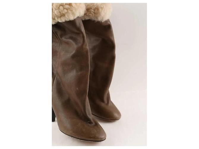 Isabel Marant Stivali foderati marroni Marrone - vista 3