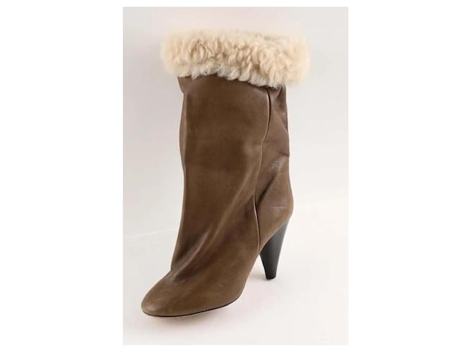 Isabel Marant Stivali foderati marroni Marrone - vista 4