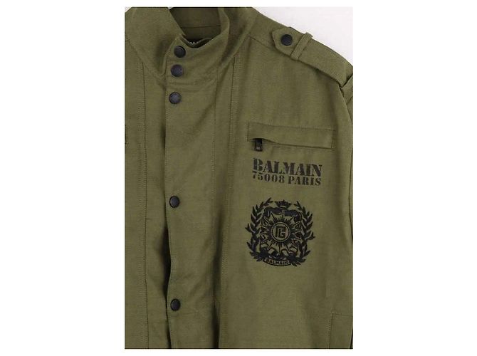 Balmain Giacca kaki Cachi - vista 2