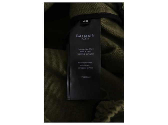 Balmain Giacca kaki Cachi - vista 5